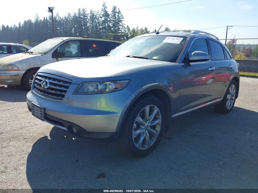 INFINITI FX35 2008 VIN JNRAS08W68X210080