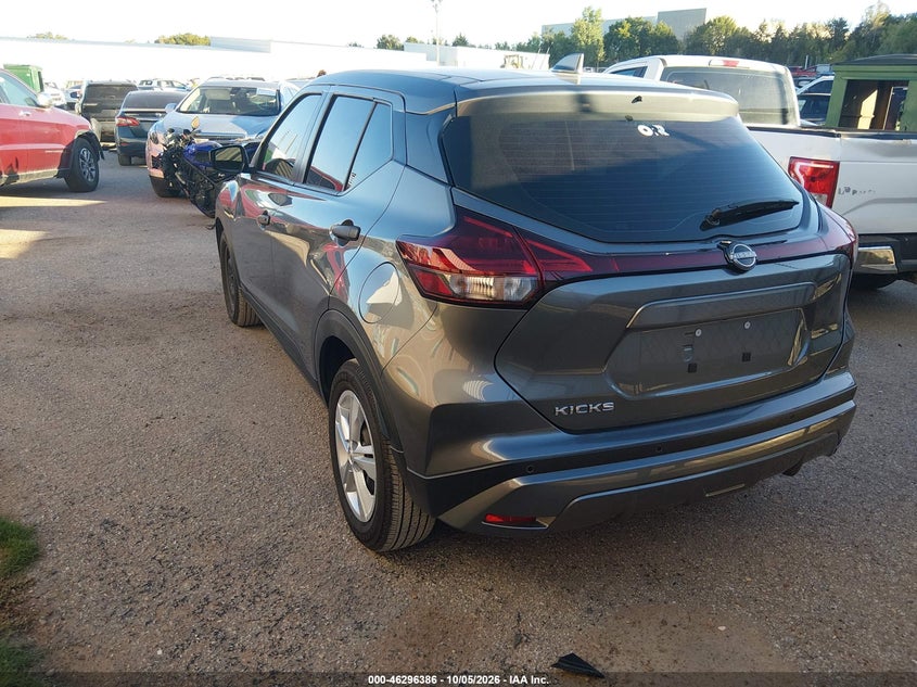 Vin: 3n1cp5bv8sl492879, lot: 46796549, nissan kicks play s 20253