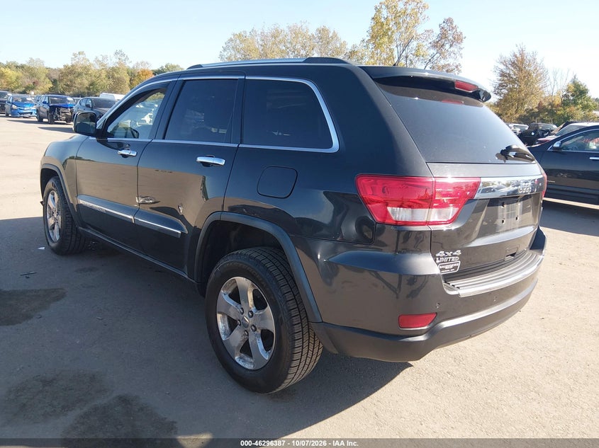 Vin: 1j4rr5gg4bc624683, lot: 46796550, jeep grand cherokee limited 20113