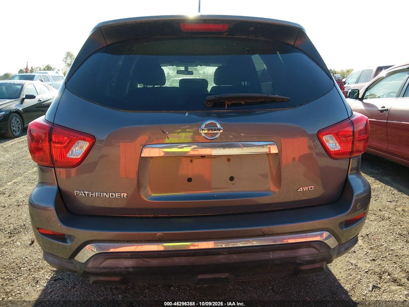 NISSAN PATHFINDER 2017 VIN 5N1DR2MM1HC601861
