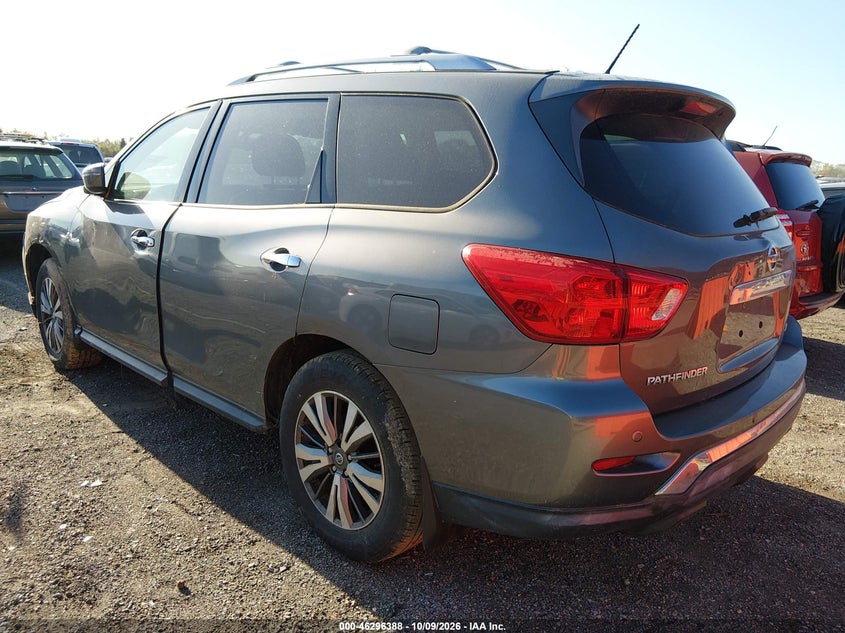 Vin: 5n1dr2mm1hc601861, lot: 46796551, nissan pathfinder s 20173