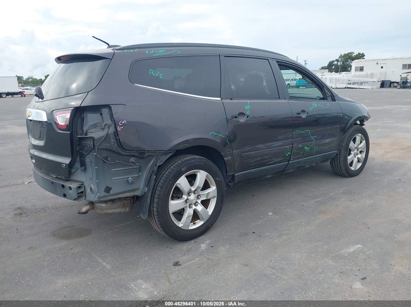 Vin: 1gnkrgkd7hj253627, lot: 46796564, chevrolet traverse 1lt 20174