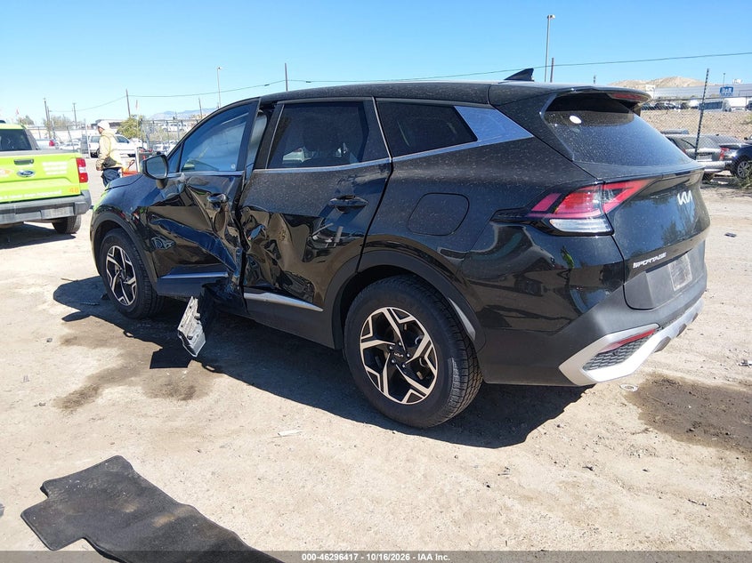 Vin: kndpu3df8r7262565, lot: 46796580, kia sportage lx 20243
