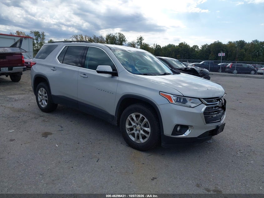 Vin: 1gnevgkw5lj204932, lot: 46796594, chevrolet traverse awd lt cloth 20201