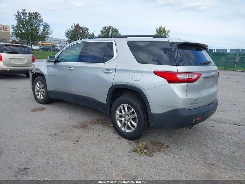 Vin: 1gnevgkw5lj204932, lot: 46796594, chevrolet traverse awd lt cloth 20203