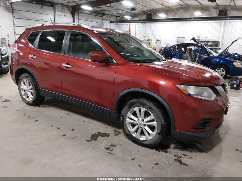 Vin: knmat2mv8gp638771, lot: 46796621, nissan rogue sv 20161