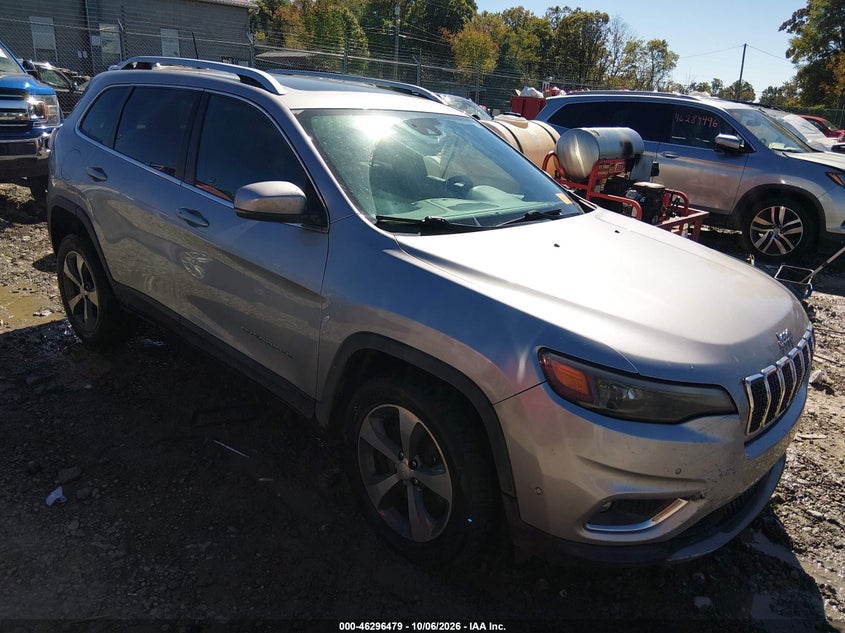 Vin: 1c4pjmdn0kd179130, lot: 46796642, jeep cherokee limited 4x4 20191