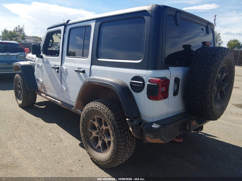 Vin: 1c4hjxfg0nw190531, lot: 46796651, jeep wrangler unlimited rubicon 4x4 20223
