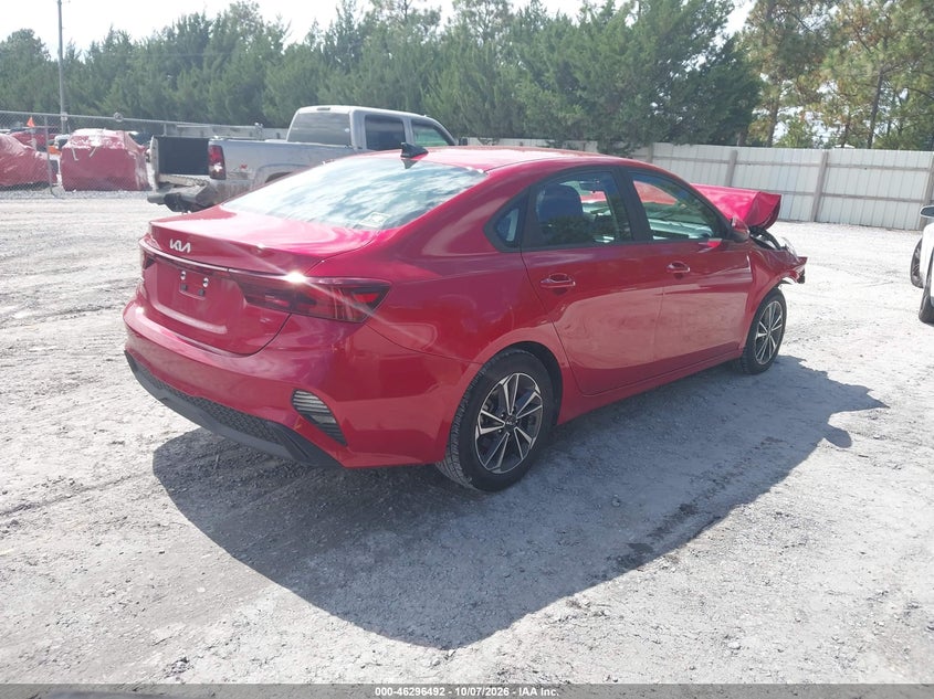 Vin: 3kpf24ad0pe625092, lot: 46796654, kia forte lxs 20234