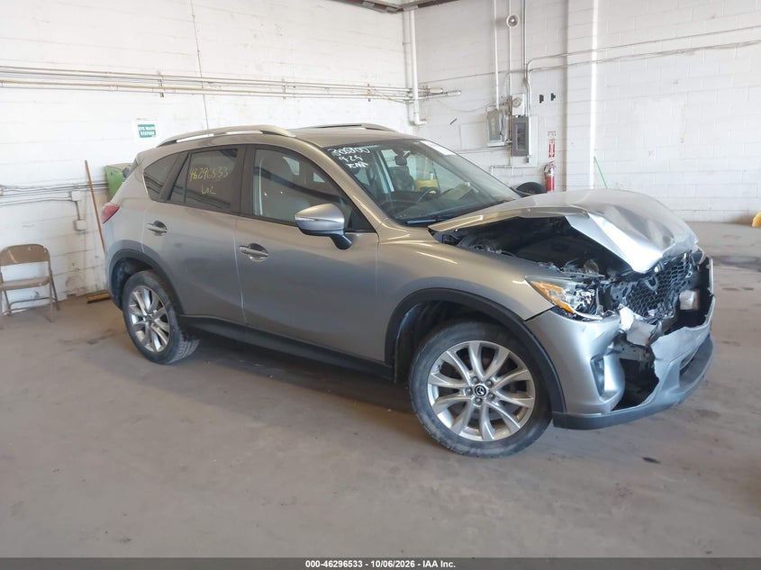 Vin: jm3ke4dy2f0501828, lot: 46796696, mazda cx-5 grand touring 2015 img_1