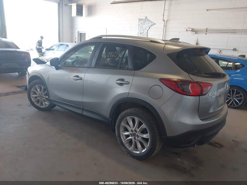 Vin: jm3ke4dy2f0501828, lot: 46796696, mazda cx-5 grand touring 20153