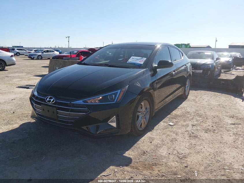 2019 Hyundai Elantra Sel, Удар сзади, IAAI, VIN 5NPD84LF2KH493770 — фото 2