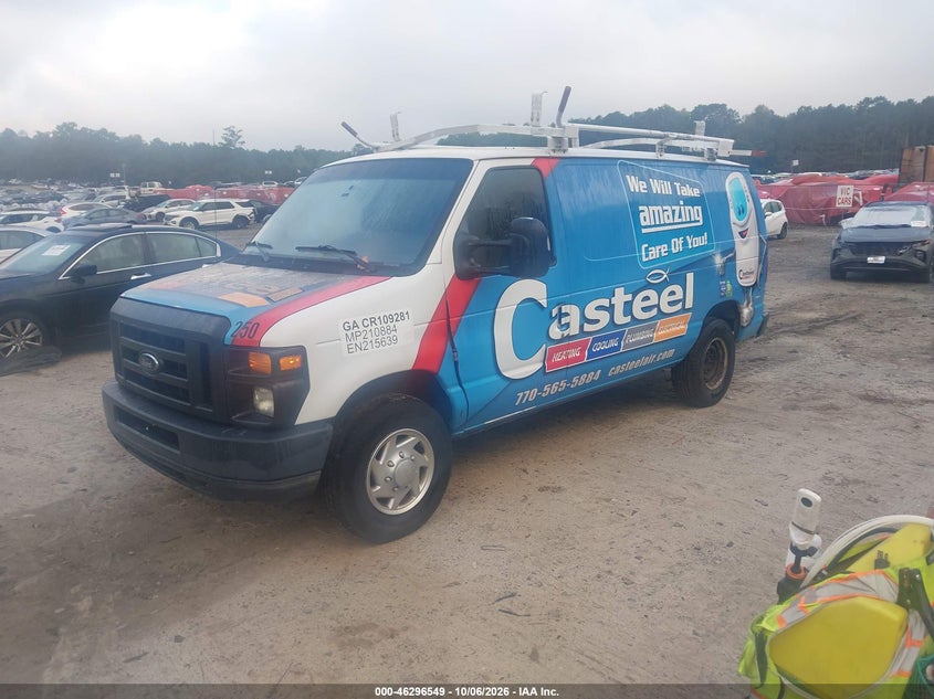 Vin: 1ftne2el6cda02449, lot: 46796712, ford e-250 commercial 20122