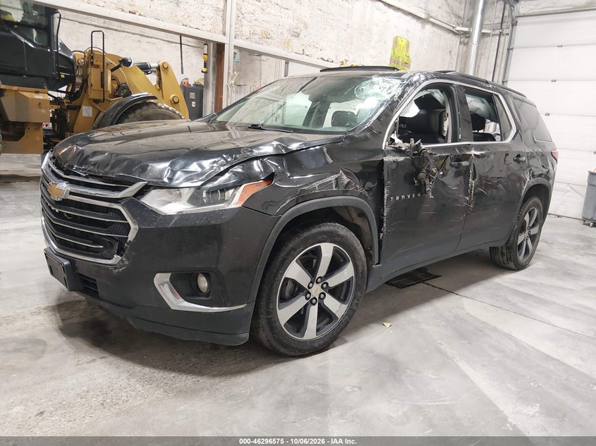 Vin: 1gnevhkw3kj258556, lot: 46796738, chevrolet traverse 3lt 20192