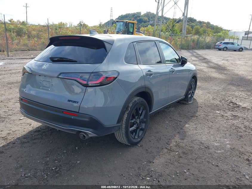 Vin: 3czrz2h56rm702661, lot: 46796775, honda hr-v awd sport/awd sport w/o bsi 20244