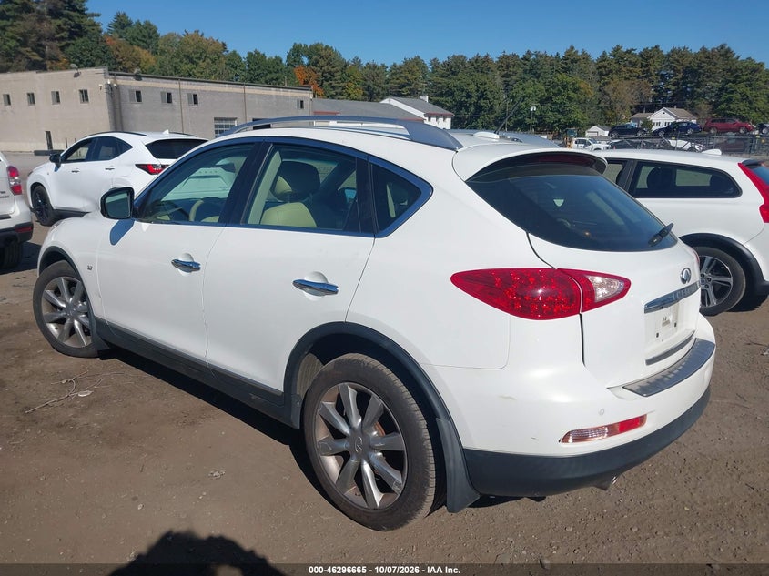 Vin: jn1bj0hr6fm772709, lot: 46796827, infiniti qx50 journey 20153