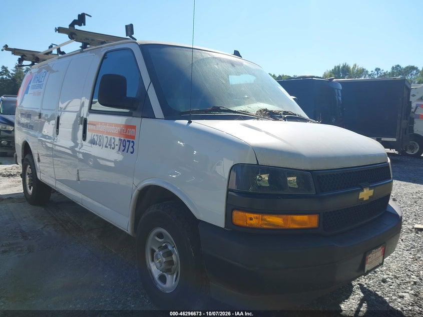 Vin: 1gcwgafp6n1183230, lot: 46796835, chevrolet express cargo rwd 2500 regular wheelbase wt 2022 img_1