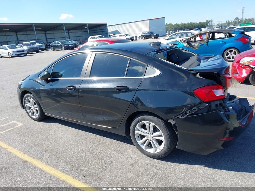 Vin: 1g1be5smxk7124321, lot: 46796867, chevrolet cruze lt 20193