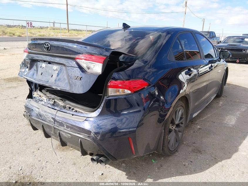 Vin: 5yfs4mce9rp209932, lot: 46796918, toyota corolla se 20244