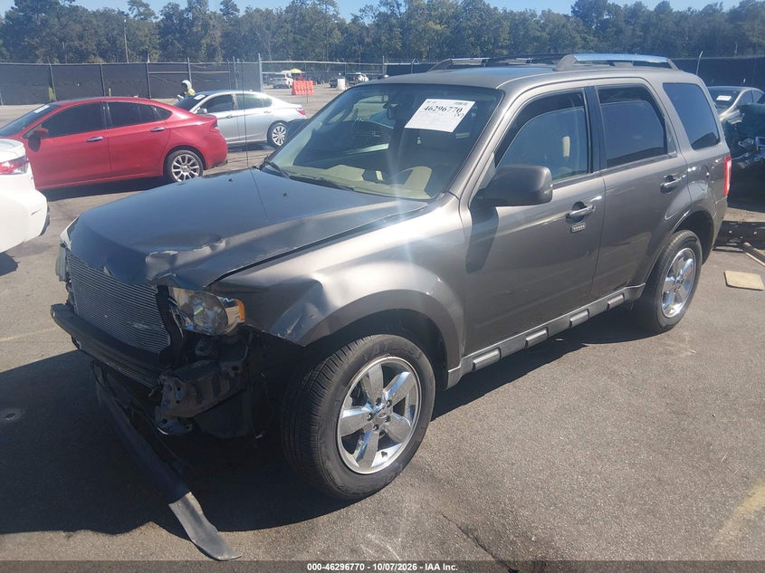 Vin: 1fmcu0eg9ckb26482, lot: 46796933, ford escape limited 20122