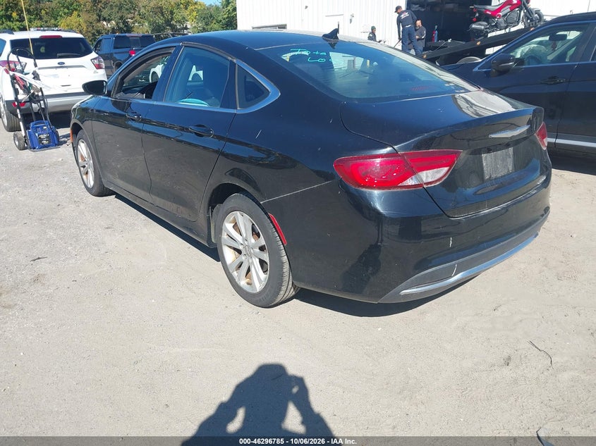 Vin: 1c3cccab2fn600315, lot: 46796948, chrysler 200 limited 20153