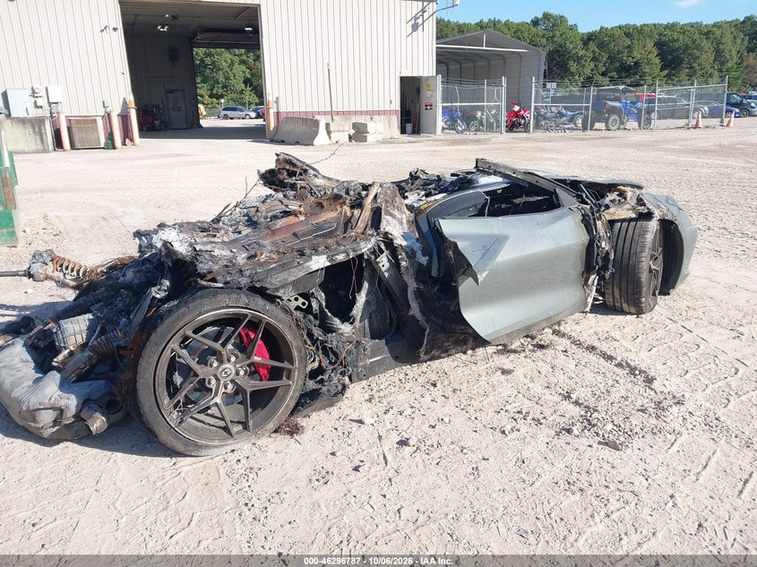Vin: 1g1yb3d47p5107936, lot: 46796950, chevrolet corvette stingray rwd  2lt 20234