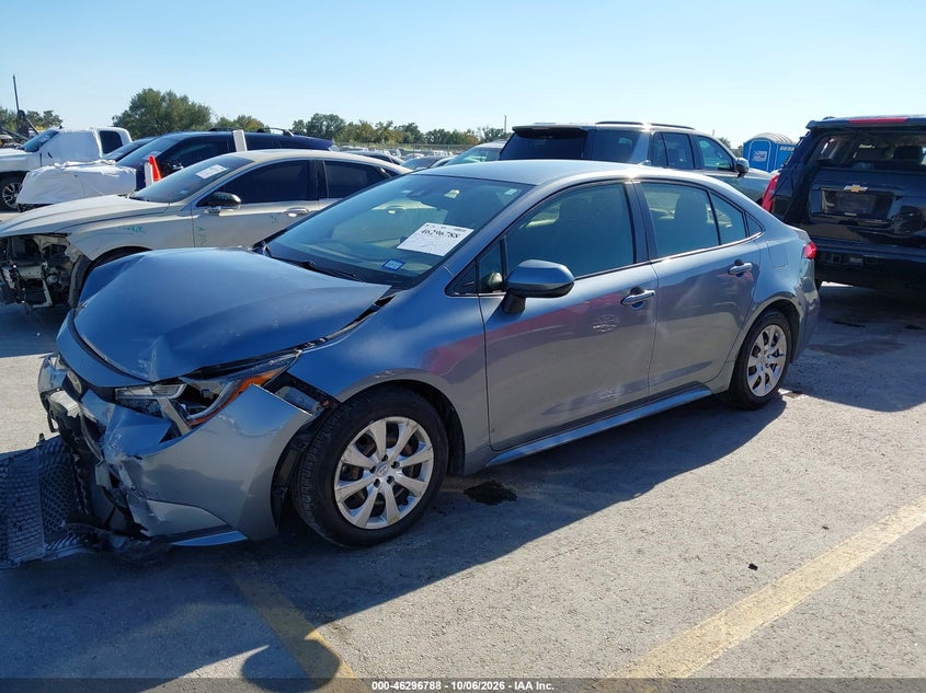 Vin: jtdeprae3lj096298, lot: 46796951, toyota corolla le 20202