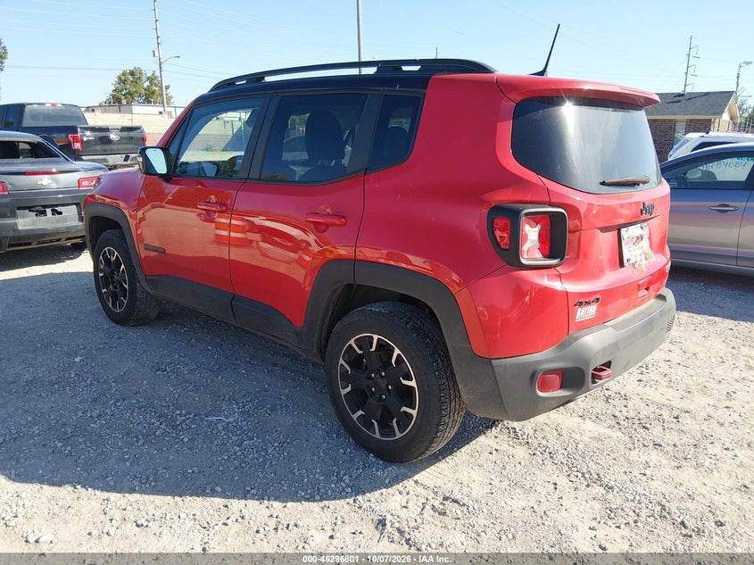 Vin: zacnjdc13ppp39864, lot: 46796964, jeep renegade trailhawk 4x4 20233
