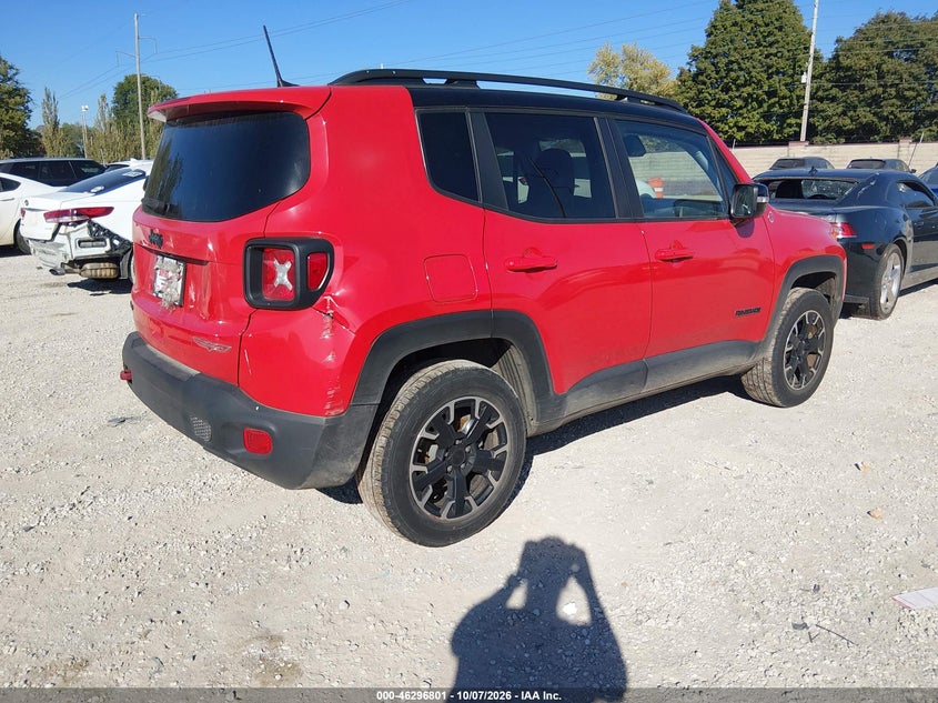 Vin: zacnjdc13ppp39864, lot: 46796964, jeep renegade trailhawk 4x4 20234
