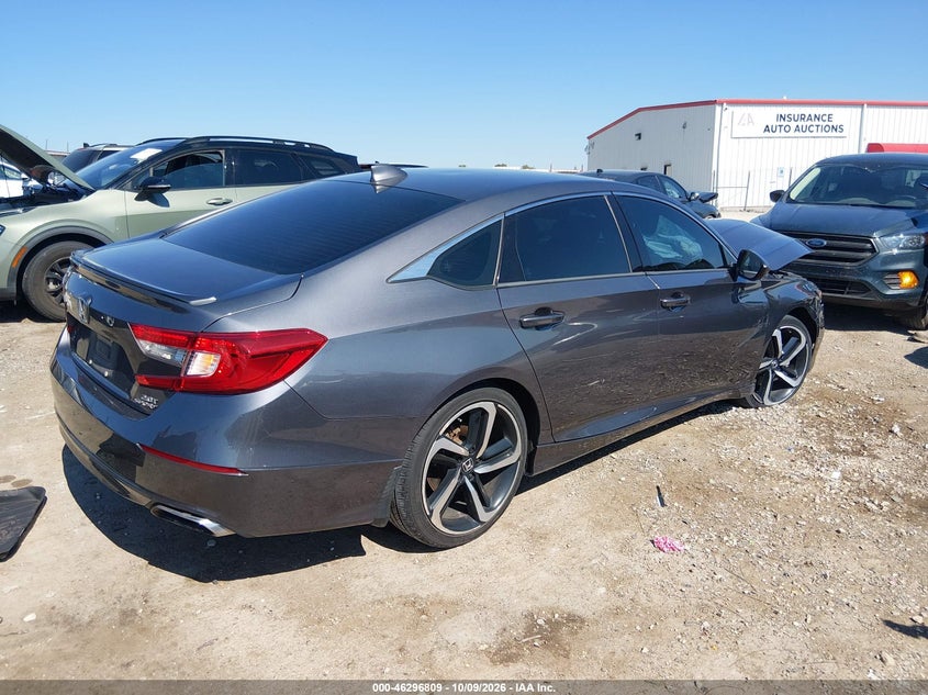 Vin: 1hgcv2f32ka031485, lot: 46796972, honda accord sport 2.0t 20194