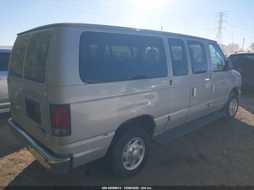 Vin: 1fbne3bl0ada78146, lot: 46796977, ford e-350 super duty xl/xlt 20104