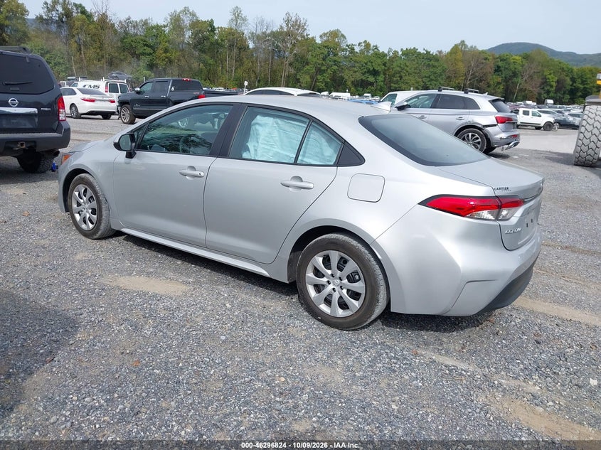 Vin: 5yfb4mde4rp187028, lot: 46796987, toyota corolla le 20243