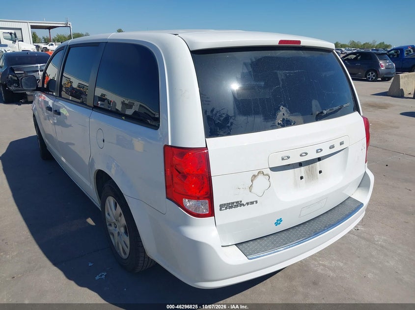 Vin: 2c4rdgbg6lr155662, lot: 46796988, dodge grand caravan se 20203