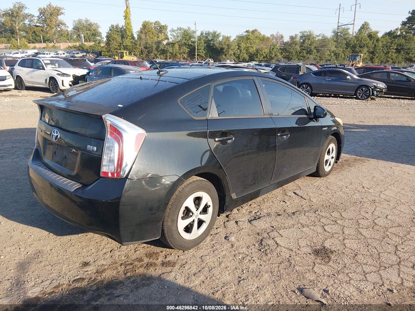Vin: jtdkn3du9d5589034, lot: 46797005, toyota prius three 20134
