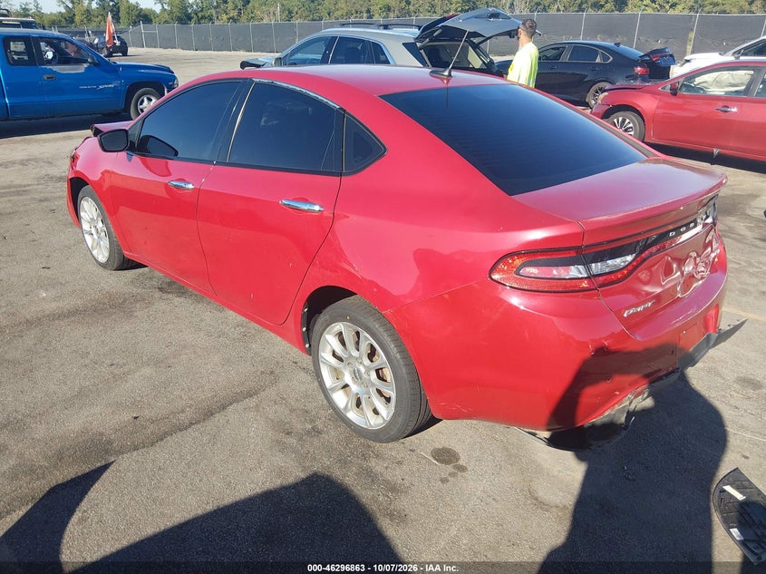 Vin: 1c3cdfca0dd246008, lot: 46797026, dodge dart limited 20133