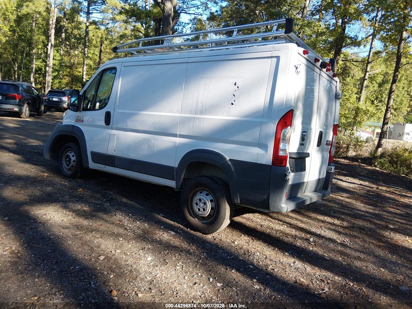 Vin: 3c6trvng1ee114519, lot: 46797037, ram promaster 1500 low roof 20143
