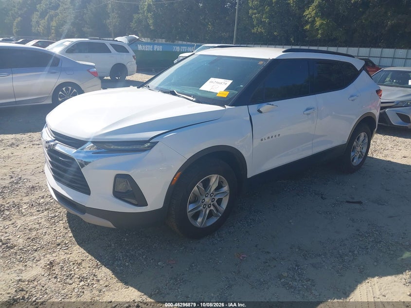Vin: 3gnkbcrs4ls536589, lot: 46797042, chevrolet blazer fwd 2lt 20202