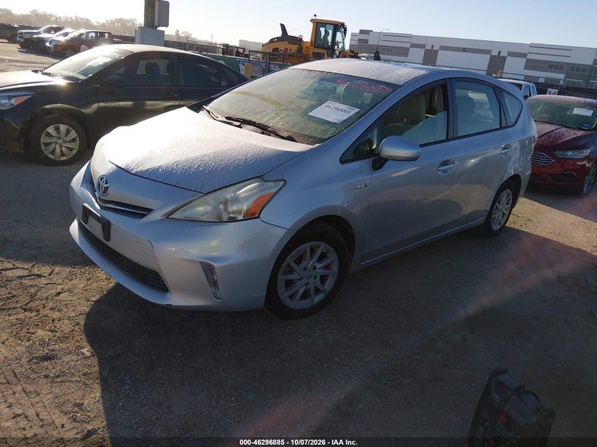 TOYOTA PRIUS V 2012 VIN JTDZN3EU5C3179760