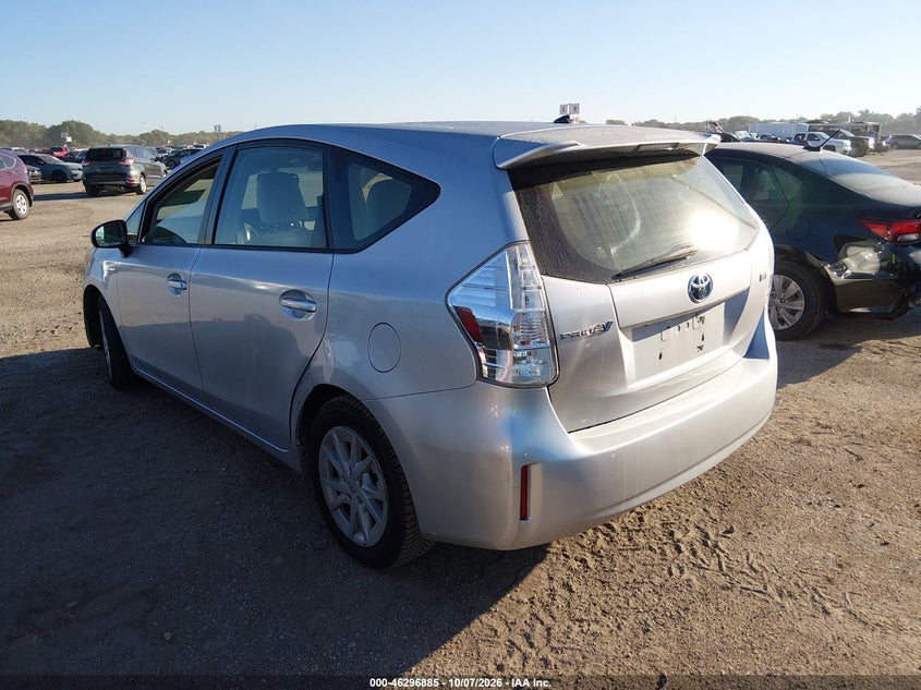 TOYOTA PRIUS V 2012 VIN JTDZN3EU5C3179760