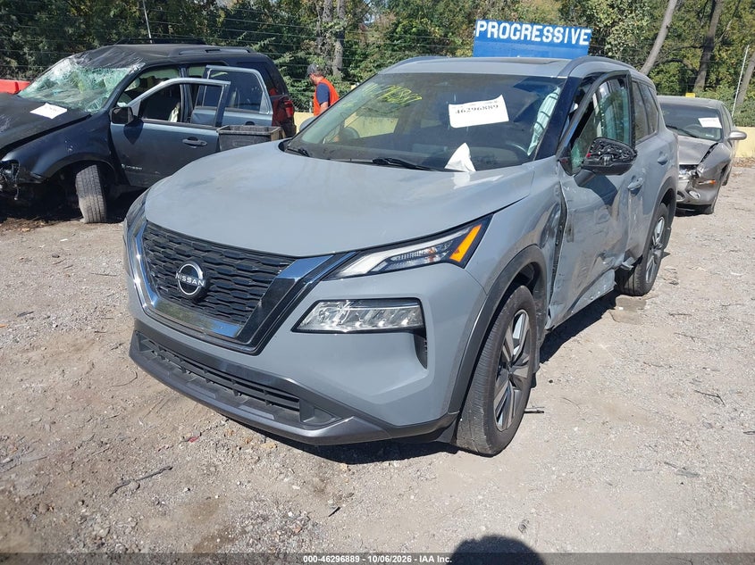 Vin: 5n1bt3cb7pc854390, lot: 46797052, nissan rogue sl intelligent awd 20232