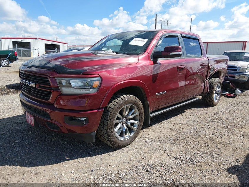 Vin: 1c6srfjt6mn602511, lot: 46797053, ram 1500 laramie  4x4 5'7 box 20212