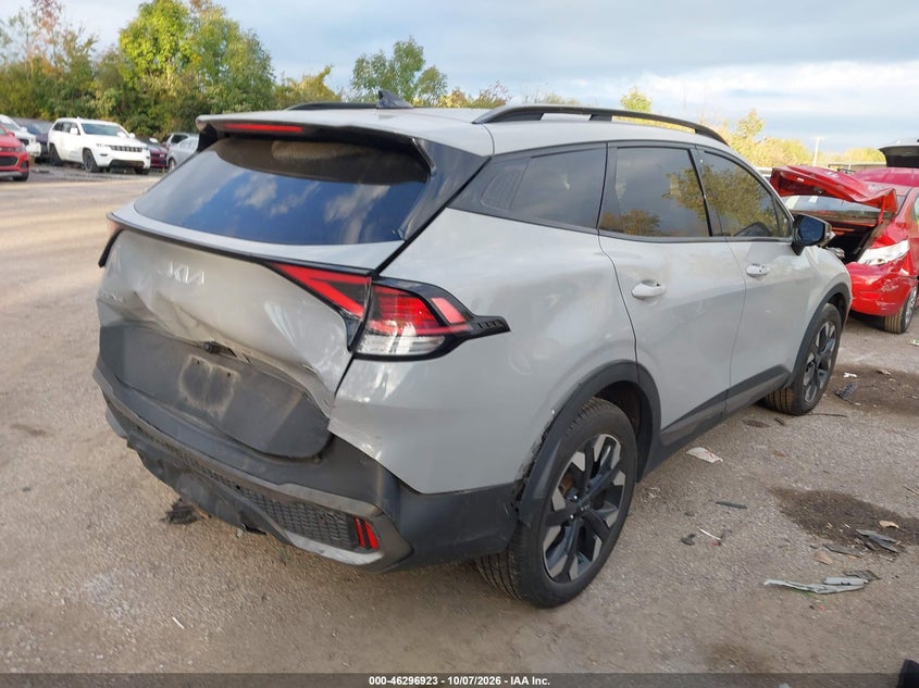 Vin: 5xyk6caf6pg063121, lot: 46797087, kia sportage x-line 20234