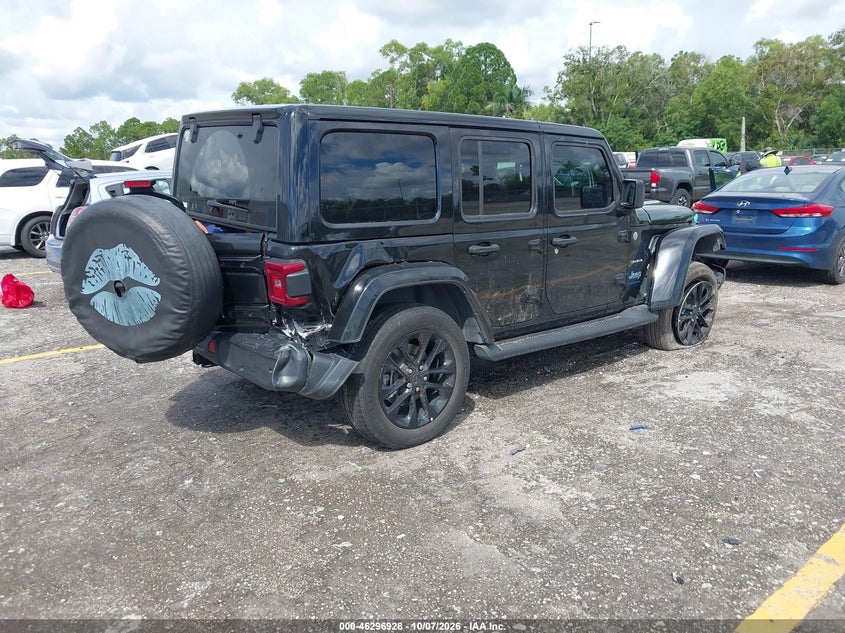Vin: 1c4rjxp68rw188638, lot: 46797091, jeep wrangler 4xe sahara 4xe 20244