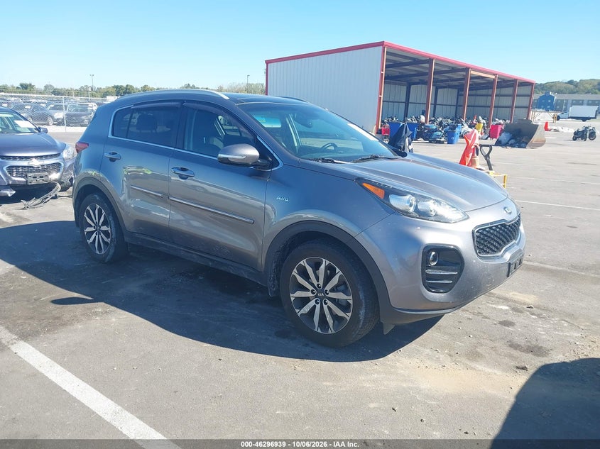 Vin: kndpncac1h7130530, lot: 46797102, kia sportage ex 20171