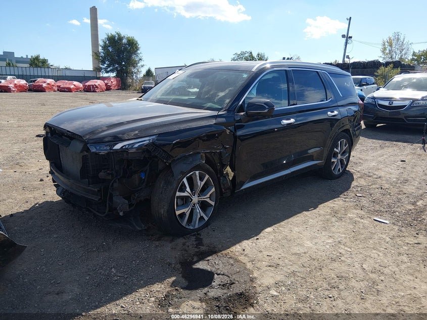 2021 Hyundai Palisade Limited, Front End, IAAI, VIN KM8R5DHE5MU203105 — photo 2