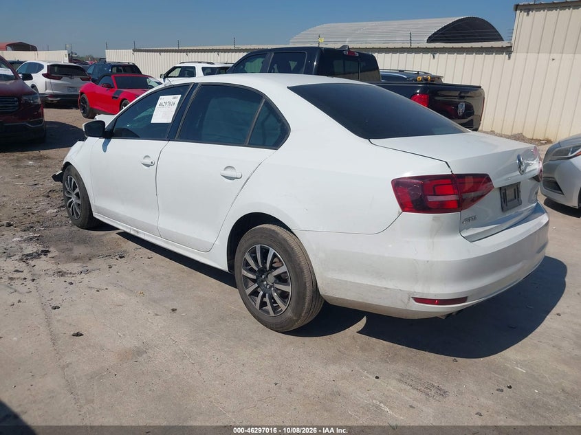 Vin: 3vw267aj0gm390979, lot: 46797179, volkswagen jetta 1.4t s 20163