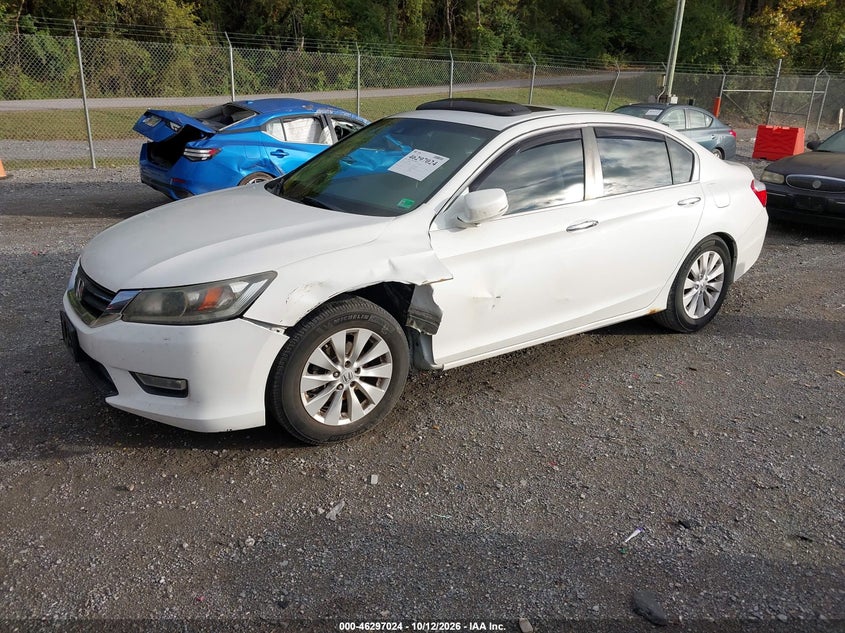 2013 HONDA ACCORD VIN 1HGCR2F85DA211482 — фото 2