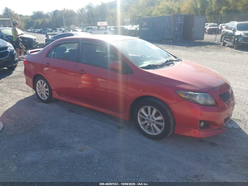 Vin: 1nxbu4ee9az200762, lot: 46797196, toyota corolla s 20101