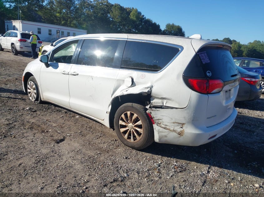 Vin: 2c4rc1dg6hr635995, lot: 46797203, chrysler pacifica touring 20173