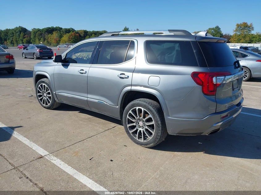 Vin: 1gkknxls2mz218253, lot: 46797205, gmc acadia awd denali 20213